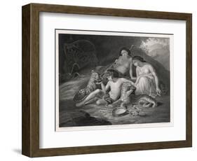 Dionysos and His Panthers-null-Framed Art Print