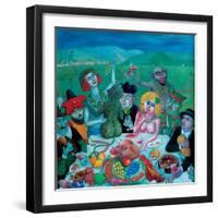 Dionysos in Eger, 2000-Tamas Galambos-Framed Giclee Print