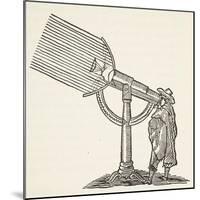 Dioptric Telescope, Copy of an Engraving by Boris Mestchersky-French School-Mounted Giclee Print