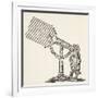 Dioptric Telescope, Copy of an Engraving by Boris Mestchersky-French School-Framed Giclee Print