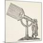 Dioptric Telescope, Copy of an Engraving by Boris Mestchersky-French School-Mounted Giclee Print