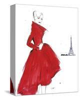 Dior and Paris-Jessica Durrant-Stretched Canvas