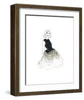 Dior does Ombre-Jessica Durrant-Framed Art Print