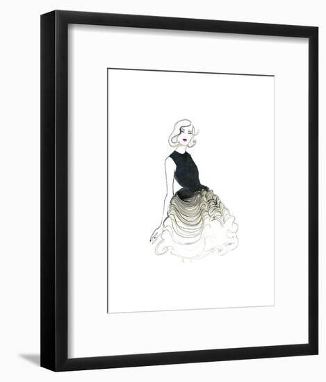 Dior does Ombre-Jessica Durrant-Framed Art Print