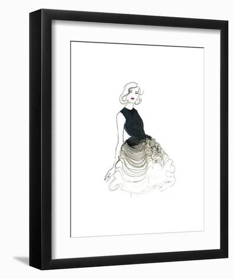 Dior does Ombre-Jessica Durrant-Framed Art Print