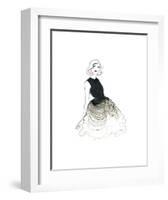 Dior does Ombre-Jessica Durrant-Framed Art Print