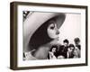 Dior Model Kouka Modeling in Paris Fashion Show-Paul Schutzer-Framed Photographic Print