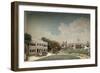 Diorama of Government Square in Paramaribo-Gerrit Schouten-Framed Art Print