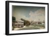 Diorama of Government Square in Paramaribo-Gerrit Schouten-Framed Art Print