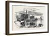 Diorama of the Route of the Overland Mail to India, Leaving Suez-null-Framed Giclee Print