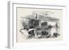 Diorama of the Route of the Overland Mail to India, Leaving Suez-null-Framed Giclee Print