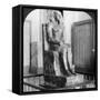 Diorite Statue of King Khafre, Builder of the Second Pyramid of Gizeh, Cairo, Egypt, 1905-Underwood & Underwood-Framed Stretched Canvas