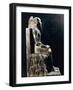 Diorite Statue of Pharaoh Khafre with His Head Wrapped in Wings of Falcon God Horus-null-Framed Giclee Print