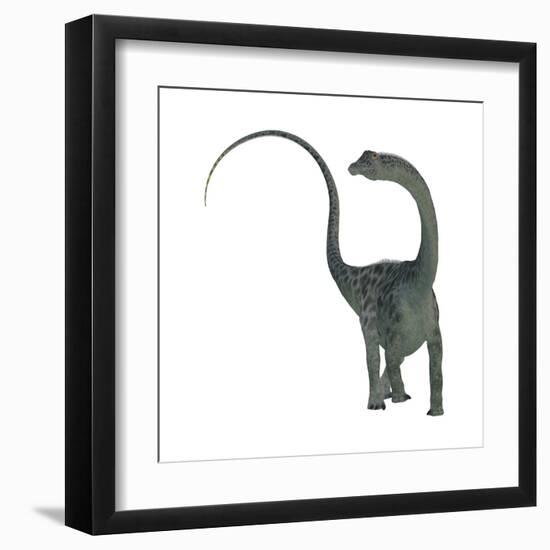 Diplodocus Dinosaur-Stocktrek Images-Framed Art Print