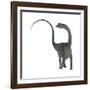 Diplodocus Dinosaur-Stocktrek Images-Framed Art Print