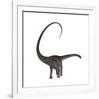 Diplodocus Dinosaur-Stocktrek Images-Framed Art Print