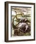 Diplodocus-Payne-Framed Premium Giclee Print