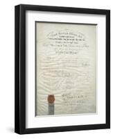 Diploma of Robert S. Ellis Jr., 1861-null-Framed Giclee Print