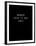 Diplomatic Note - Black Version-Philippe Hugonnard-Framed Premium Giclee Print