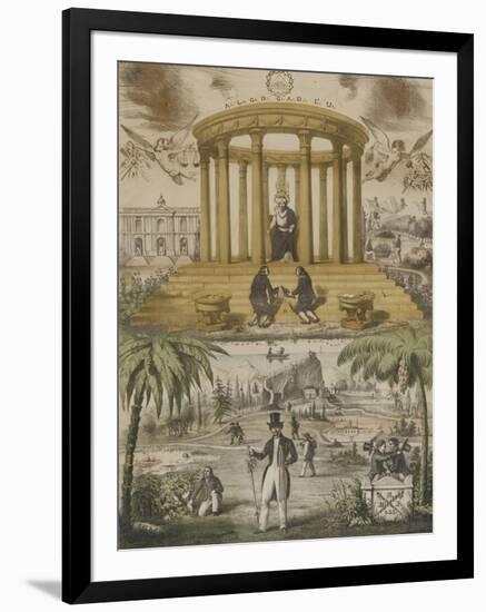 Diplôme de compagnon boulanger du devoir-null-Framed Giclee Print