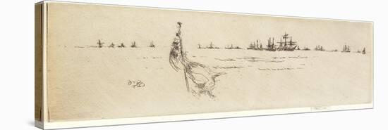 Dipping the Flag, 1887-James Abbott McNeill Whistler-Stretched Canvas