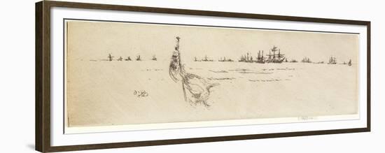 Dipping the Flag, 1887-James Abbott McNeill Whistler-Framed Giclee Print