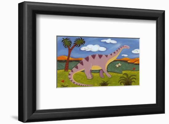Dippy the Diplodocus-Sophie Harding-Framed Art Print