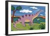 Dippy the Diplodocus-Sophie Harding-Framed Art Print