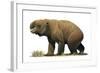 Diprotodon Optatum, the Largest known Marsupial-null-Framed Art Print