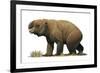 Diprotodon Optatum, the Largest known Marsupial-null-Framed Art Print