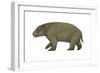 Diprotodon, the Largest Know Marsupial-null-Framed Art Print