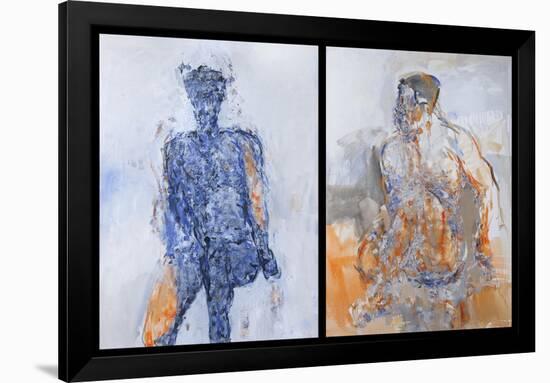 Diptych of Duncan Hume Dancing Aged 38, 2011-Stephen Finer-Framed Premium Giclee Print