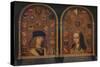 'Diptych: Philip the Handsome and Margaret of Austria', c1493-Pieter van Coninxloo-Stretched Canvas