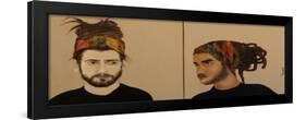 Diptych Two Modern Men-Susan Adams-Framed Giclee Print