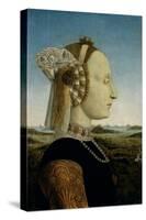 Diptych with the Duke and Duchess of Urbino and Triumphs-Pietro di Benedetto-Stretched Canvas