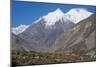 Diran peak towering over the Bagrot Valley, Gilgit-Baltistan, Pakistan, Asia-Alex Treadway-Mounted Photographic Print
