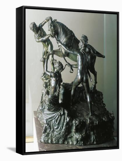Dirce's Torment, Bronze Statuette-null-Framed Stretched Canvas