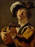 The Lute Player, 1622-Dirck Baburen-Stretched Canvas