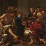 Christ among the Doctors, 1622 (Oil on Canvas)-Dirck Baburen van-Giclee Print