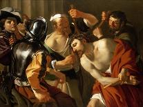 Christ among the Doctors, 1622 (Oil on Canvas)-Dirck Baburen van-Stretched Canvas