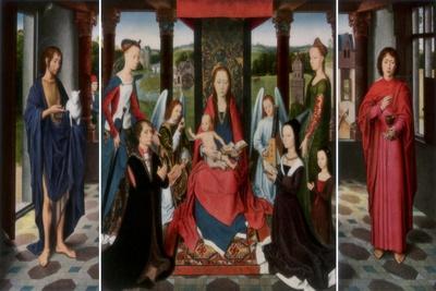 The Virgin and Child with Saints and Donors (The Donne Triptyc), C1478