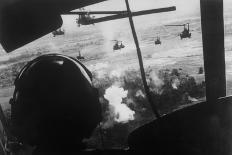 Bell Uh-1 Huey Squadron Firing on Vietcong-Dirck Halstead-Mounted Photographic Print