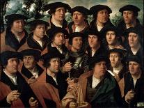 Guardsmen Squad of the Amsterdam Arquebusiers Guild-Dirck Jacobsz-Framed Premium Giclee Print