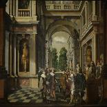 Interior of a Church-Dirck Van Delen-Framed Giclee Print