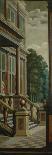 An Outdoor Stairway and Balcony-Dirck Van Delen-Art Print