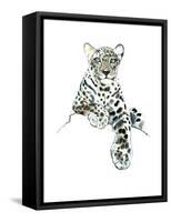 Direct (Arabian Leopard), 2015-Mark Adlington-Framed Stretched Canvas