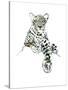 Direct (Arabian Leopard), 2015-Mark Adlington-Stretched Canvas