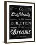 Direction of your Dreams-null-Framed Art Print