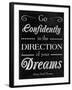 Direction of your Dreams-null-Framed Art Print