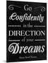 Direction of your Dreams-null-Mounted Art Print